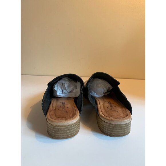 Free People Black Patent Leather Mule Shoe EU 39 US 8 - Picture 6 of 8